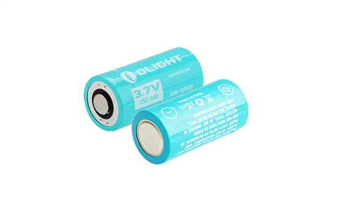 Olight Rechargeable RCR123A ORB-163C06 650mAh Battery for use with H1R Nova & S10R III