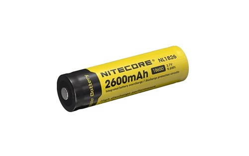 Nitecore 18650 Rechargeable Battery NL1826 2600 mAh