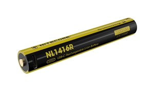 Nitecore NL1416R 1600mAh USB-C Rechargeable Battery