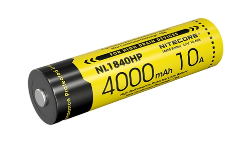 Nitecore NL1840HP 4000mAh Rechargeable 18650 Battery