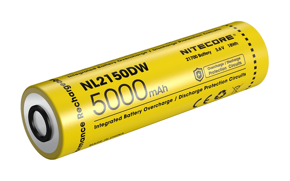NITECORE NL2150DW 5000mAh 21700 Battery for the R40 v2