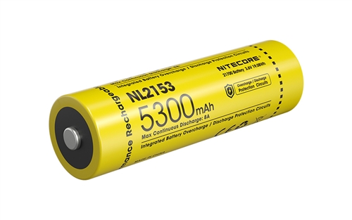 Nitecore NL2153 5300mAh Rechargeable 21700 Battery