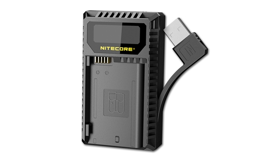 NITECORE UNK2 Dual Port USB Digital Charger for Nikon Batteries EN-EL15