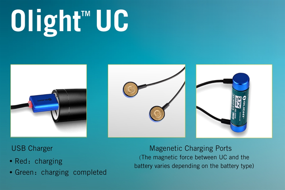 Olight UC Universal Magnetic USB Charger with Cable