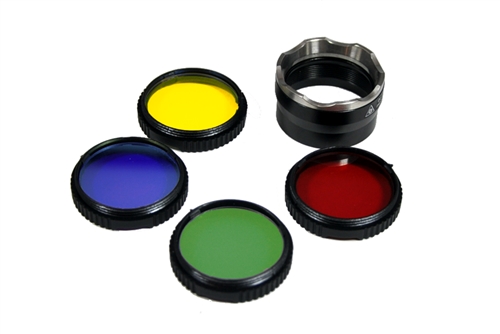 Eagletac TX5C2 Flip-Over Filter Assembly with Diffuser and Color Lens