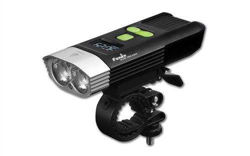 Fenix BC30R 1800 Lumen Rechargeable Bike Light with Digital Display & Quick Release Mount