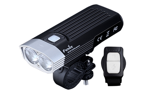 Fenix BC30 v2 2200 Lumen Dual Beam Bicycle Light, with Quick Mount, Wireless Remote