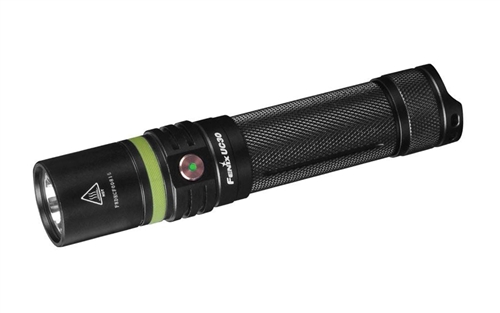 Fenix UC30 2017 1000 Lumen Rechargeable LED Flashlight with 2600mAh 18650 Battery