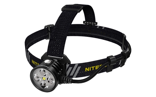 NITECORE HU60 1600 Lumen Dual-Beam Spotlight & Floodlight Focusable Headlamp with Remote Control