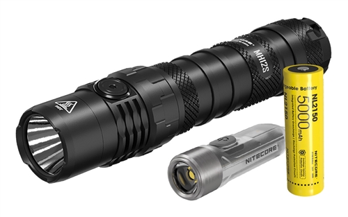 NITECORE MH12S Rechargeable Flashlight and TIKI Light