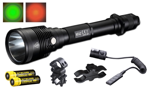 NITECORE MT42 1800 Lumen LED Flashlight Hunting Kit