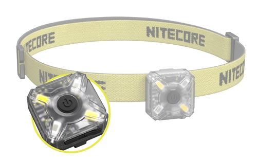 Nitecore NU05 Red & White LED USB Rechargeable Headlamp & Caution Light