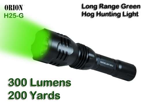 Orion H25-G 200 Yard Green LED Hog Hunting Light