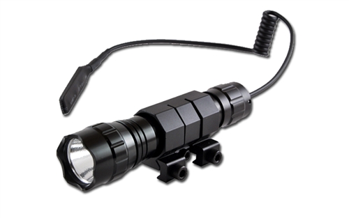 Orion H40-W 500 Lumen Tactical Flashlight w/ Pressure Switch & Mounting Kit