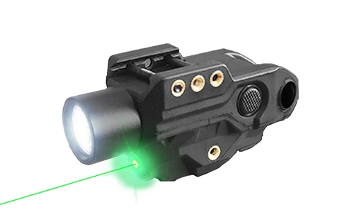 Hawk Gazer FLG-9T Low Profile Rechargeable Flashlight Green Laser Sight Combo