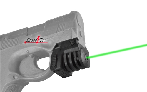 Lasertac TM Green Or Red Rechargeable Laser Sight for Subcompact Pistols and Compact Handguns