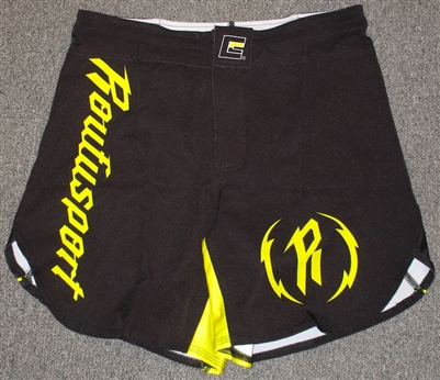 NEW STYLE! Roufusport Limited Edition Black Hybrid Fight Shorts