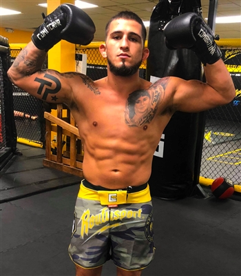 NEW!! Roufusport Camo Fight Team MMA Shorts as worn by Sergio "SP" Pettis