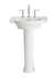 X Pedestal Leg Estate White