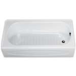 5 FT AFR Bath Left Hand Outlet Solar White