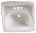 21 X 18 4 Vitreous China Lavatory White Lucern White