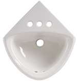 11 X 17 4 Vitreous China White CRN Lavatory Minette White