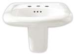 20-1/2X21-1/4 Wall Mount Lavatory Sink White