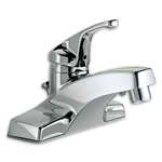 Lead Law Compliant 1 Handle Center Set Lavatory Faucet With Pop Up Drain 1.5 GPM