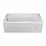 Colony Apron Bath RH White