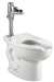 1.1/1.6 Gallons Per Flush 16-1/2 Elongated Bowl Top Spud White