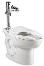 1.1/1.6 Gallons Per Flush 16-1/2 Elongated Bowl Top Spud White