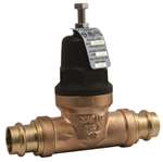 Lead Law Compliant 1 Bronze 15-75# Pressure Connector Pressure Reducing Valve