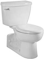 1.1/1.6 Gallons Per Flush Elongated Bowl Universal Yorkville White