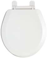 Elongated Closet SEAT With Cover White