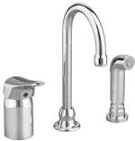 Lead Law Compliant 1.5 GPM 1 Handle Gooseneck Kitchen Faucet Monterrery