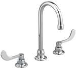 Lead Law Compliant 1.5 GPM 2 Handle Lever Three Hole Gooseneck Faucet Chrome