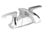 Lead Law Compliant 2 Handle Center Set Lavatory Faucet Chrome 1.5 GPM