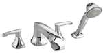 Deck Mount Tub Filler Copeland With Hand Shower Chrome