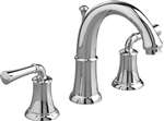 Lead Law Compliant 1.5 GPM 2 Handle Lever Lavatory Faucet Chrome