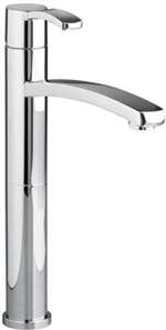 Lead Law Compliant 1 Handle Lavatory Faucet With Drain Chrome 1.5 GPM