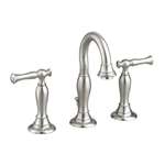 Lead Law Compliant 1.5 GPM 2 Handle Widespread Lavatory Faucet Satin