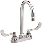 CCY Lead Law Compliant 0.35 GPM 2 Handle Gooseneck Lavatory Faucet Center Set