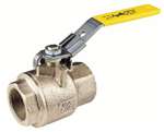 Not For Potable Use 2-1/2 Bronze 600 # Threaded Full Port Ball Valve