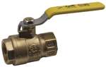 Not For Potable Use 3 NPT Full Port Forged Brass Ball Valve Stainless Steel