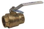 Lead Law Compliant 1 NPT Full Port Forged Brass Ball Valve