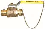 Not For Potable Use 1/2 Bronze 200 # PXP Full Port Ball Valve 3/4 Hose