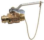 Lead Law Compliant 3/4 Pressure Bronze Ball Valve With Hose