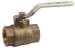 Lead Law Compliant 1-1/4 Brass 600 # Solder Full Port Ball Valve