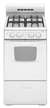 White 20 Free Standing Gas Standard Range