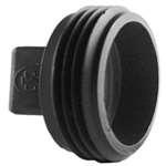 2 ABS DWV Raised Cleanout Plug